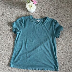 James Perse Teal Short Sleeve Tee